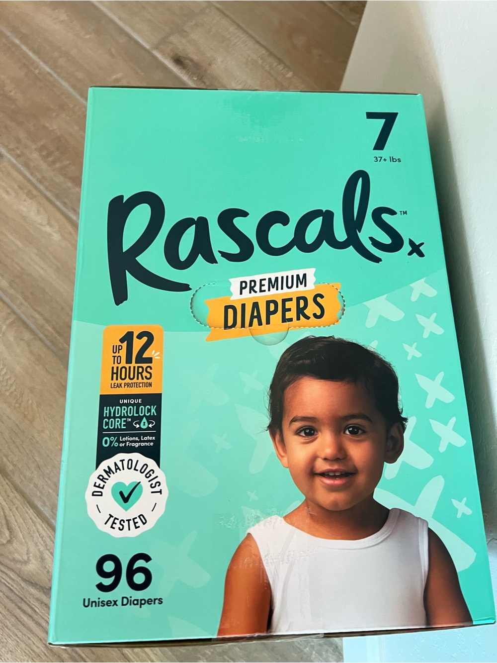 Rascals Premium Diapers in Size 7 ~96 count NIB $28